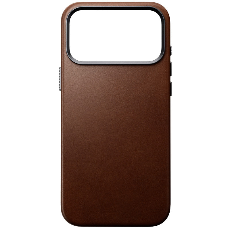 Funda de cuero Nomad Traditional iPhone 18 Pro Max Rustic Brown