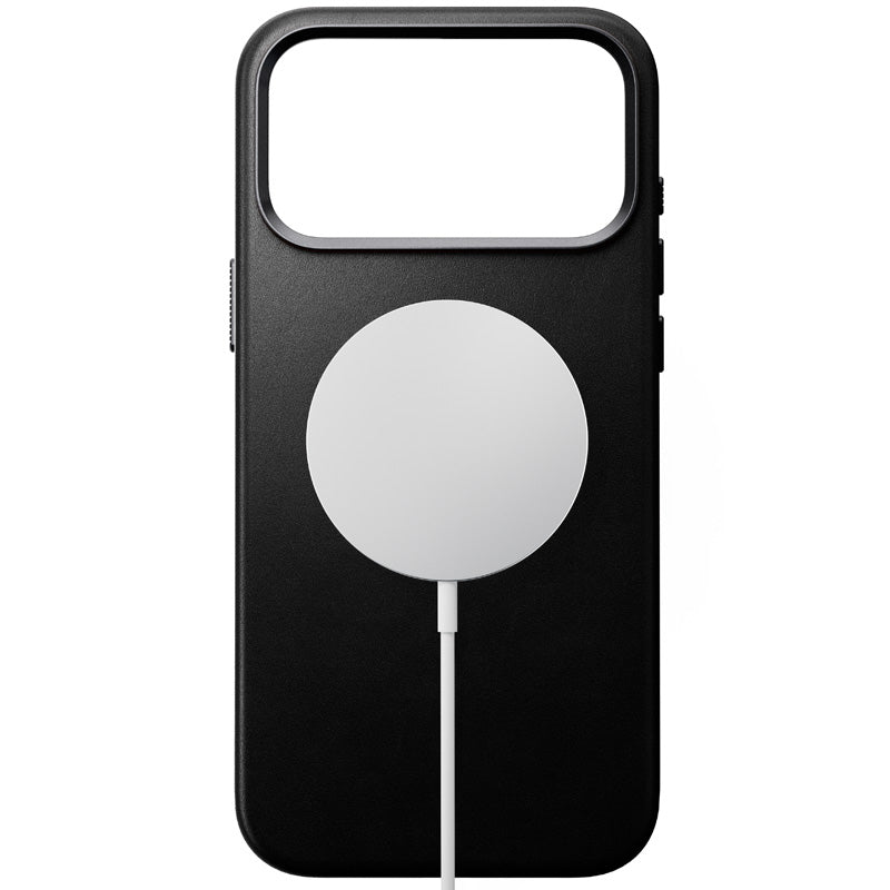 Funda Traditional de cuero Nomad iPhone 18 Pro Max Negro