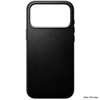 Funda Traditional de cuero Nomad iPhone 18 Pro Max Negro