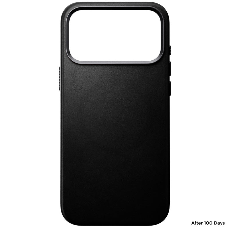 Funda Traditional de cuero Nomad iPhone 18 Pro Max Negro