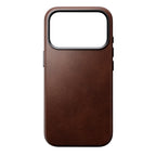 Funda tradicional de cuero Horween iPhone 18 Pro Rustic Brown