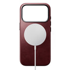 Funda de piel Horween Traditional iPhone 18 Pro Burgundy