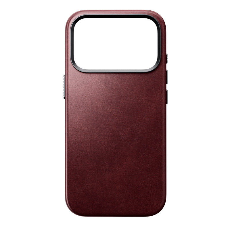 Funda de piel Horween Traditional iPhone 18 Pro Burgundy