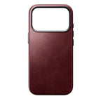 Funda de piel Horween Traditional iPhone 18 Pro Burgundy