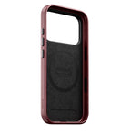 Funda de piel Horween Traditional iPhone 18 Pro Burgundy