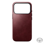 Funda de piel Horween Traditional iPhone 18 Pro Burgundy