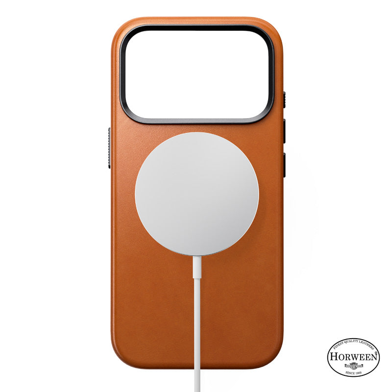 Funda Traditional Horween de cuero iPhone 18 Pro Saddle