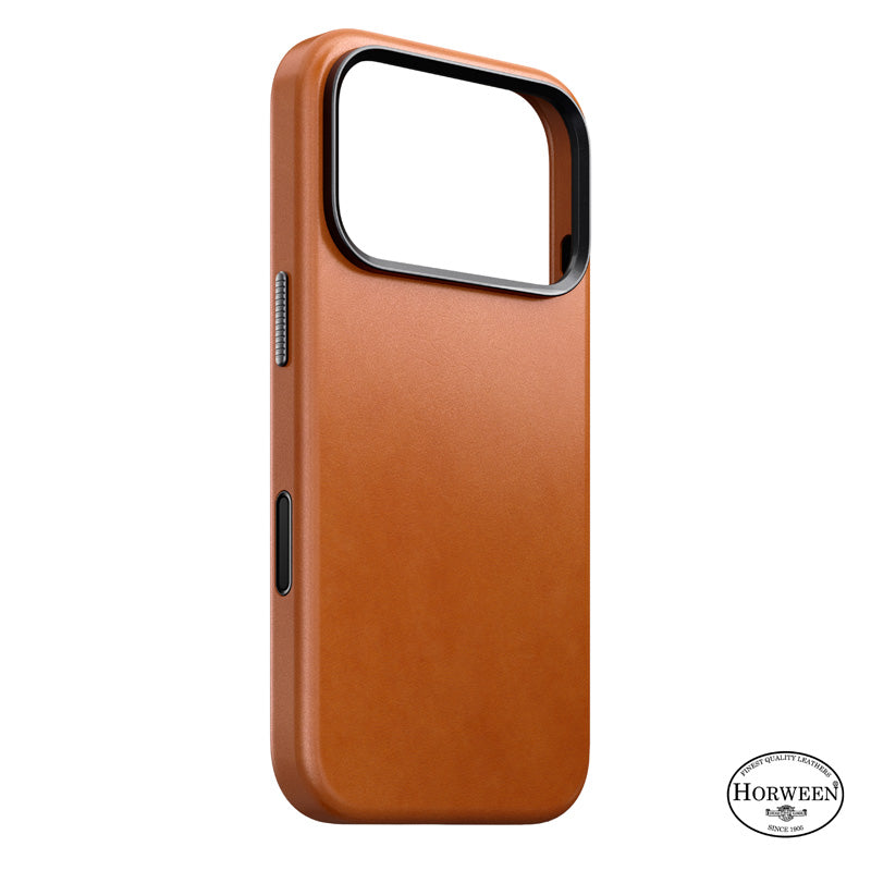 Funda Traditional Horween de cuero iPhone 18 Pro Saddle