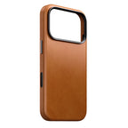 Funda Traditional de cuero Nomad iPhone 18 Pro English Tan