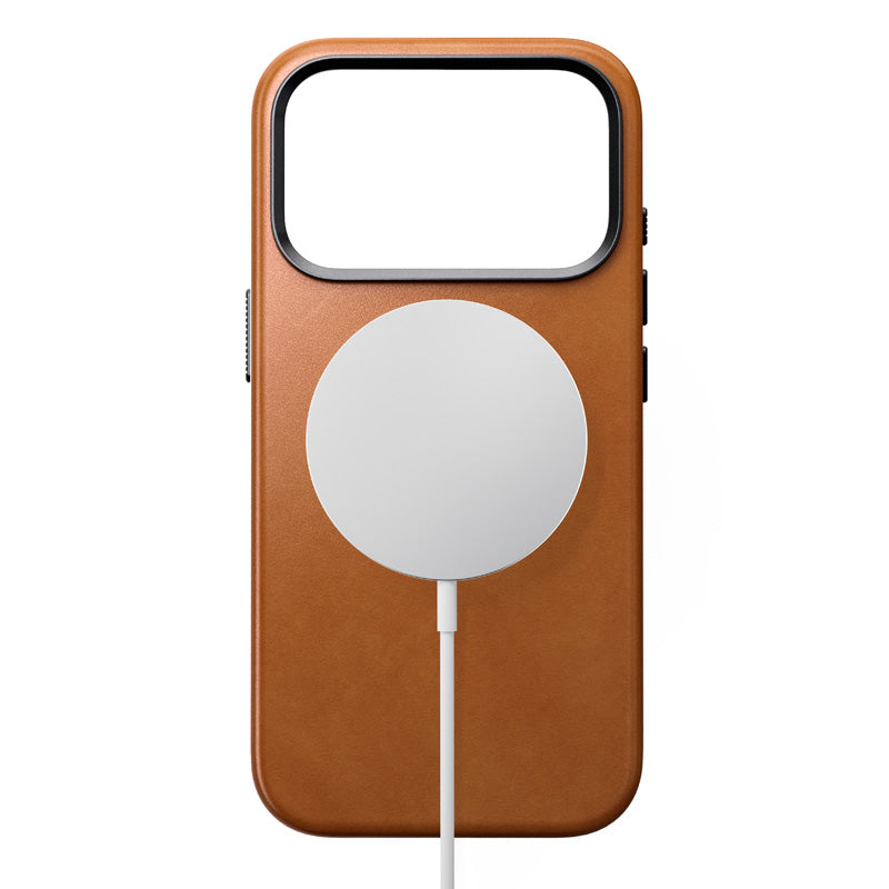 Funda Traditional de cuero Nomad iPhone 18 Pro English Tan