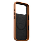 Funda Traditional de cuero Nomad iPhone 18 Pro English Tan