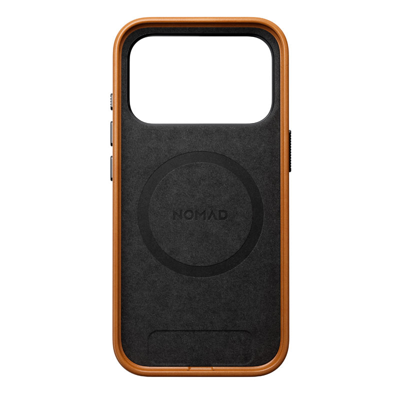 Funda Traditional de cuero Nomad iPhone 18 Pro English Tan