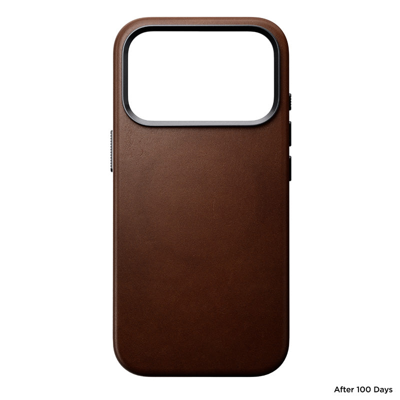 Funda Traditional Leather Nomad iPhone 18 Pro Rustic Brown