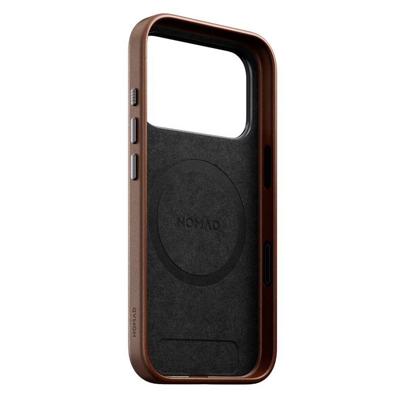 Funda Traditional Leather Nomad iPhone 18 Pro Rustic Brown