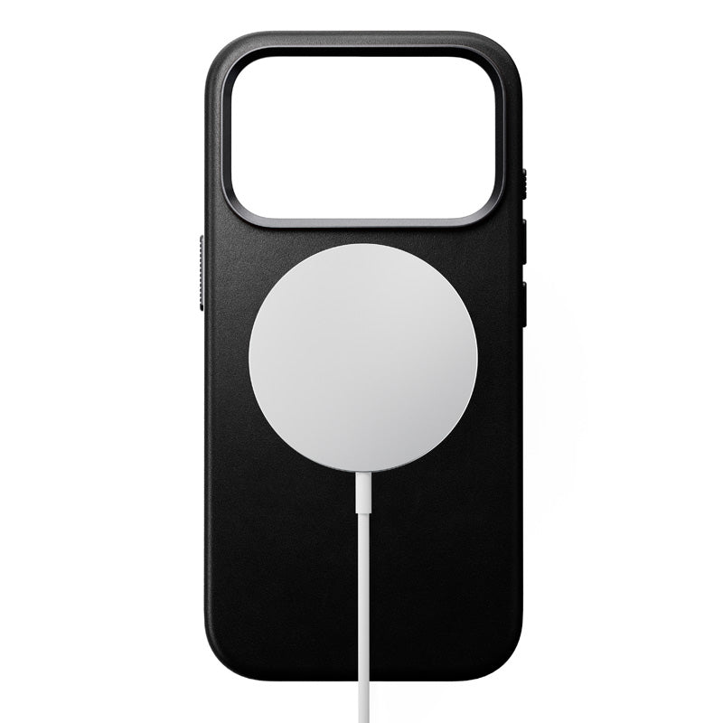 Funda Traditional de cuero Nomad iPhone 18 Pro Negro
