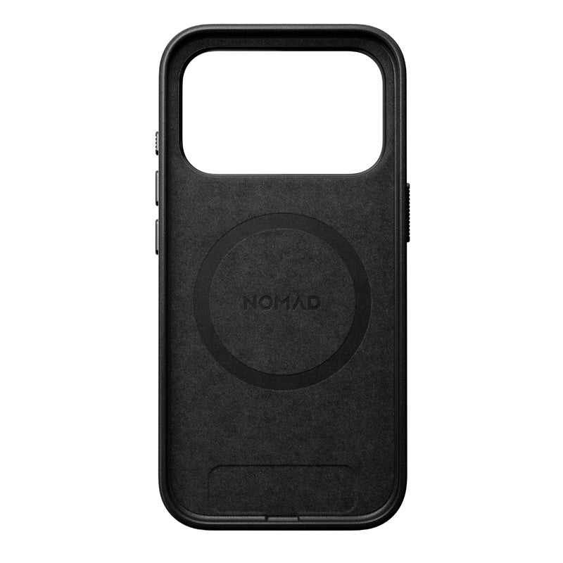 Funda Traditional de cuero Nomad iPhone 18 Pro Negro