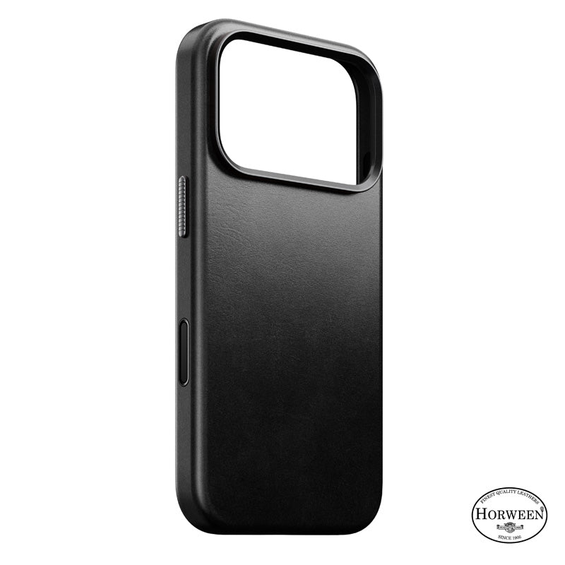 Funda Traditional de cuero Horween iPhone 18 Pro Negro