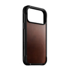 Funda Rugged de cuero iPhone 18 Pro Max / 17 Pro Max Rustic Brown