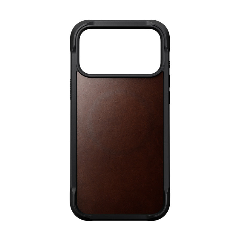 Funda Rugged de cuero iPhone 18 Pro Max / 17 Pro Max Rustic Brown