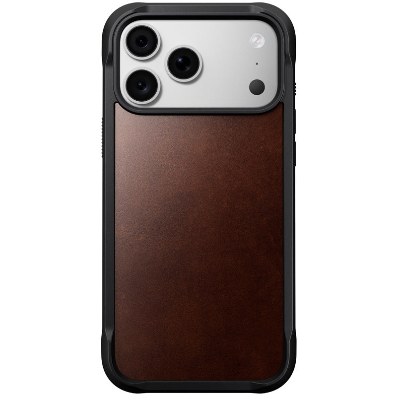 Funda Rugged de cuero iPhone 18 Pro Max / 17 Pro Max Rustic Brown