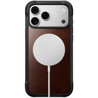 Funda Rugged de cuero iPhone 18 Pro Max / 17 Pro Max Rustic Brown