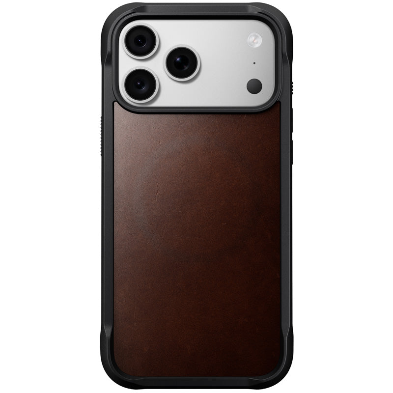 Funda Rugged de cuero iPhone 18 Pro Max / 17 Pro Max Rustic Brown