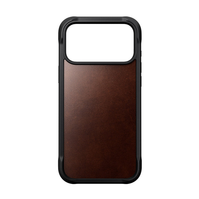 Funda Rugged de cuero iPhone 18 Pro Max / 17 Pro Max Rustic Brown