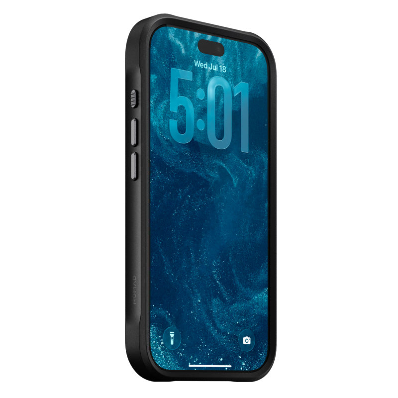 Funda Rugged de cuero iPhone 18 Pro / 17 Pro Rustic Brown
