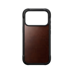 Funda Rugged de cuero iPhone 18 Pro / 17 Pro Rustic Brown