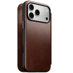 Folio de Cuero Modern Horween iPhone 18 Pro Max / 17 Pro Max Rustic Brown