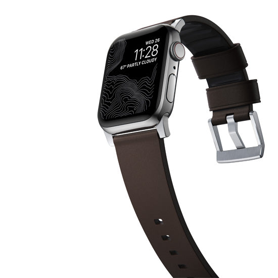 Correa Active Pro Apple Watch 44/45/46/49 mm Gris/Marrón
