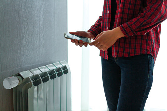 Cabezal de válvula termostática Zigbee