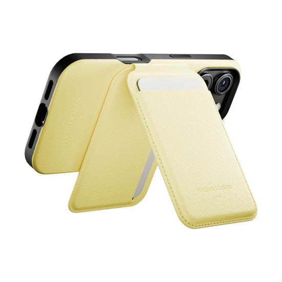 Cartera MagSafe de piel de limón