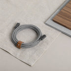 ECO Belt Cable USB-C a USB-C 240W (2.4m) Zebra