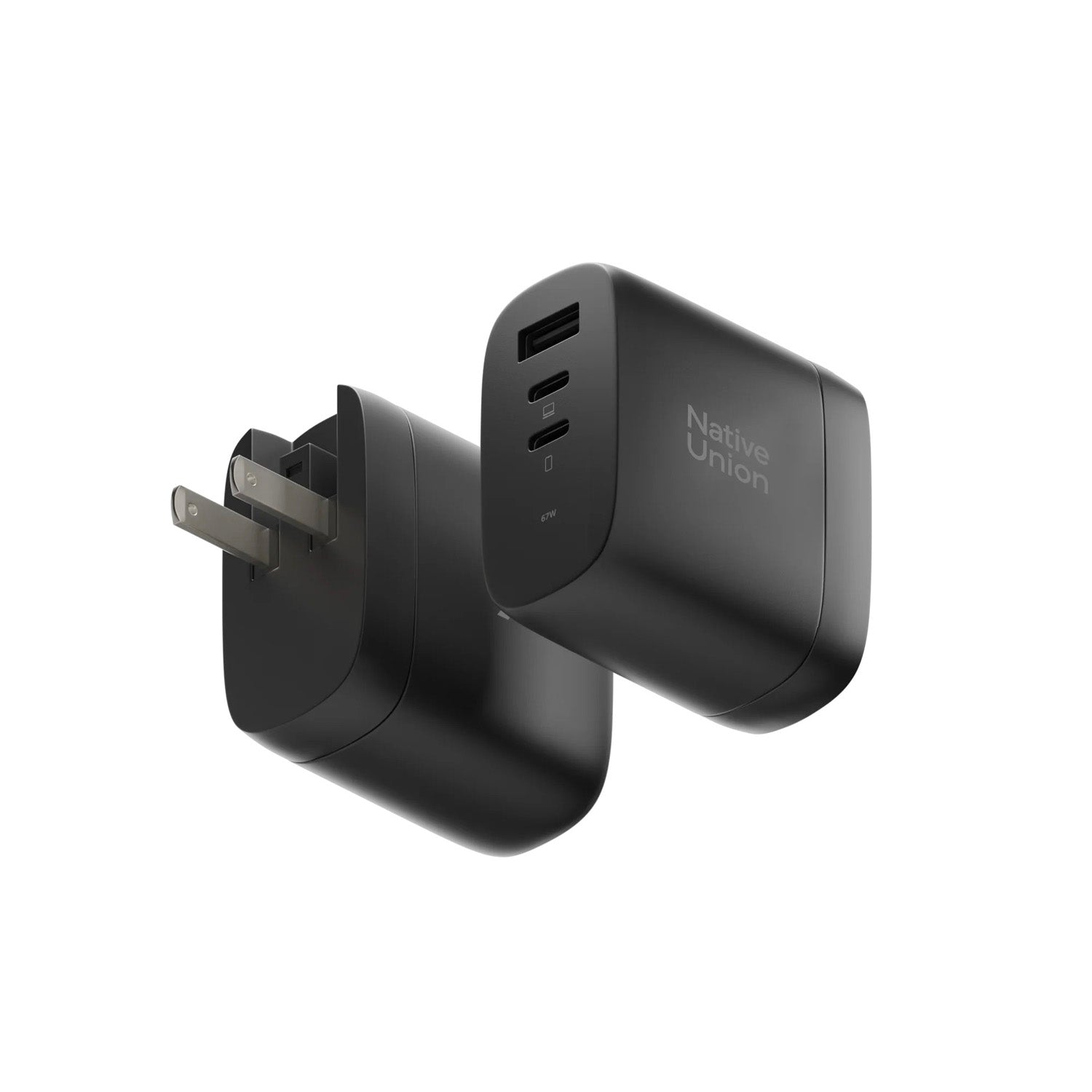 Cargador Fast GaN PD 67W (3 puertos) Negro