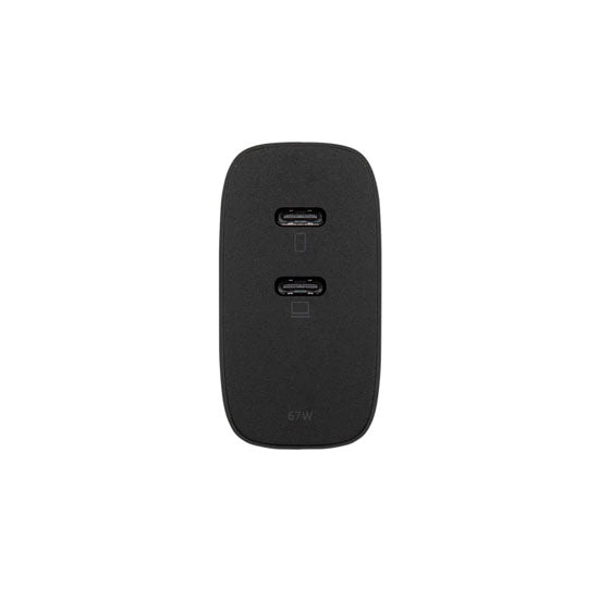 Cargador Fast GaN PD 67W Negro