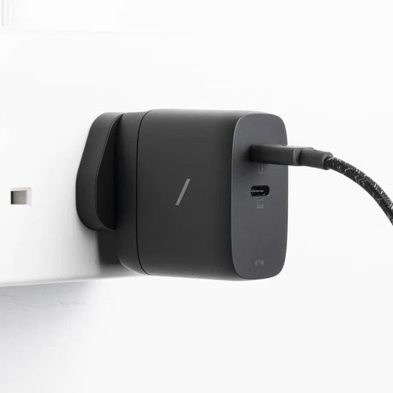 Cargador Fast GaN PD 67W Negro