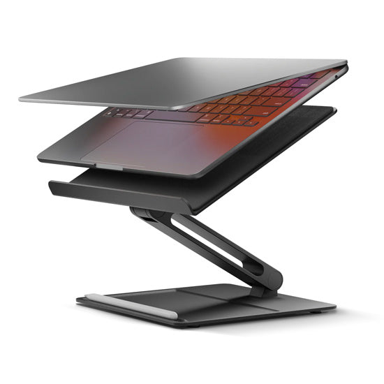 Soporte para portátil de escritorio Negro