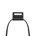 Correa de piel negra tipo "sling"