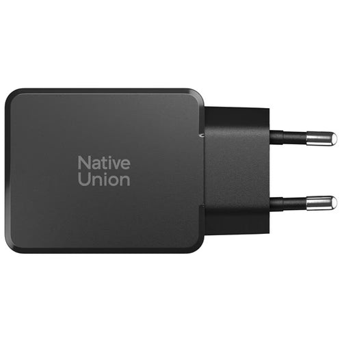 Cargador Pocket GaN 65 W USB-C doble, Negro