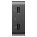 Cargador Pocket GaN 65 W USB-C doble, Negro