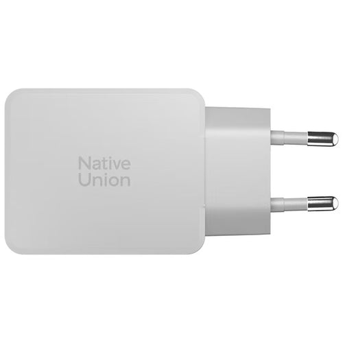 Cargador Pocket GaN 65 W USB-C doble Blanco