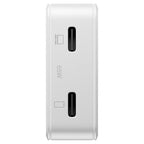 Cargador Pocket GaN 65 W USB-C doble Blanco