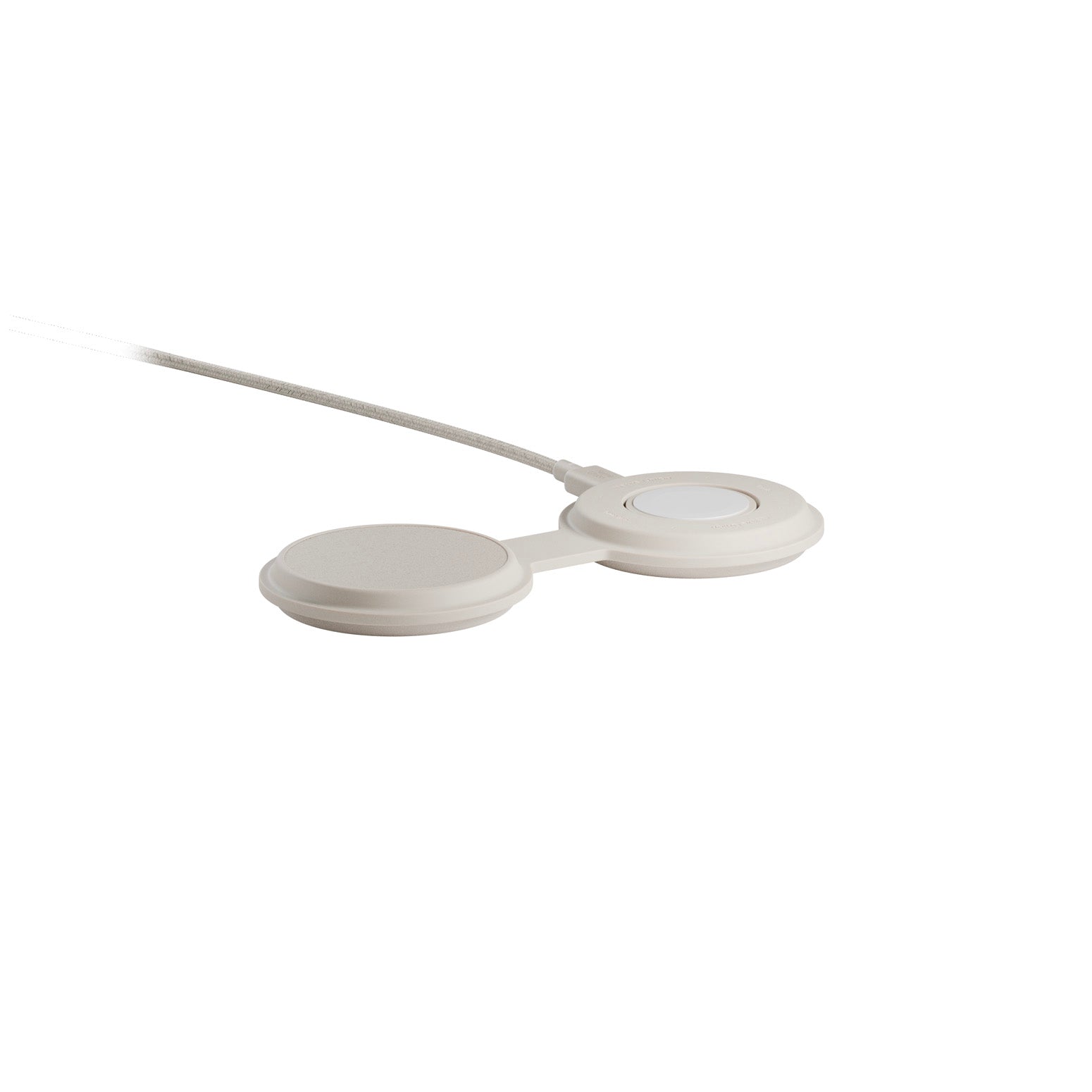 Cargador Voyage inalámbrico 2 en 1 Qi2 Clay