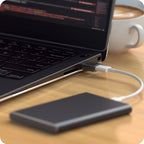Adaptador Type-A a Type-C Space Black