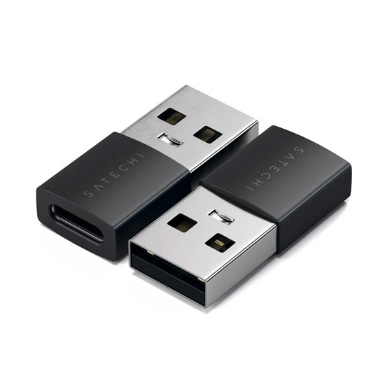 Adaptador Type-A a Type-C Space Black