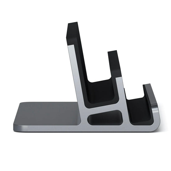 SOPORTE VERTICAL DOBLE PARA PORTÁTIL SPACE GRAY