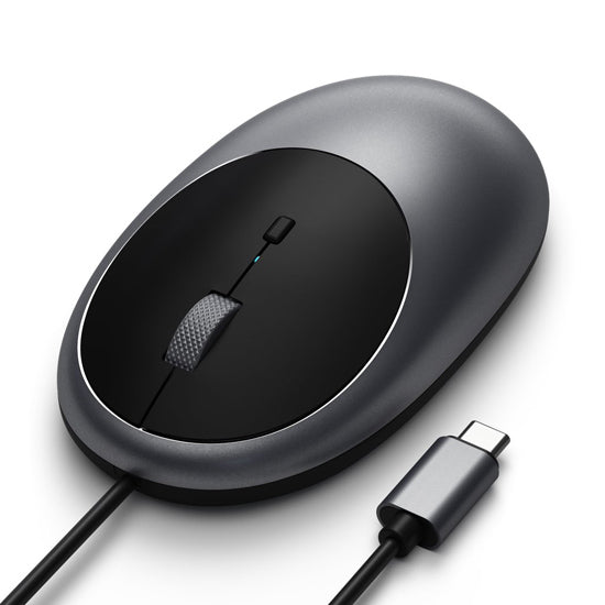 Ratón con cable USB-C Space Gray