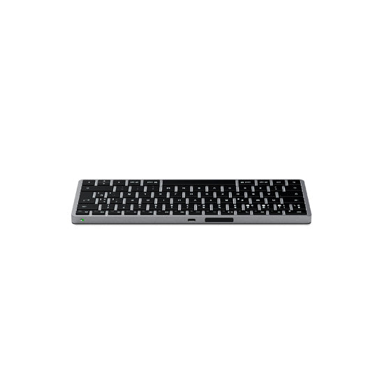 Teclado Español Slim X1 Bluetooth USB-C Gris Espacial