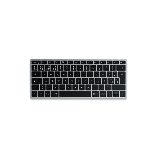 Teclado Español Slim X1 Bluetooth USB-C Gris Espacial